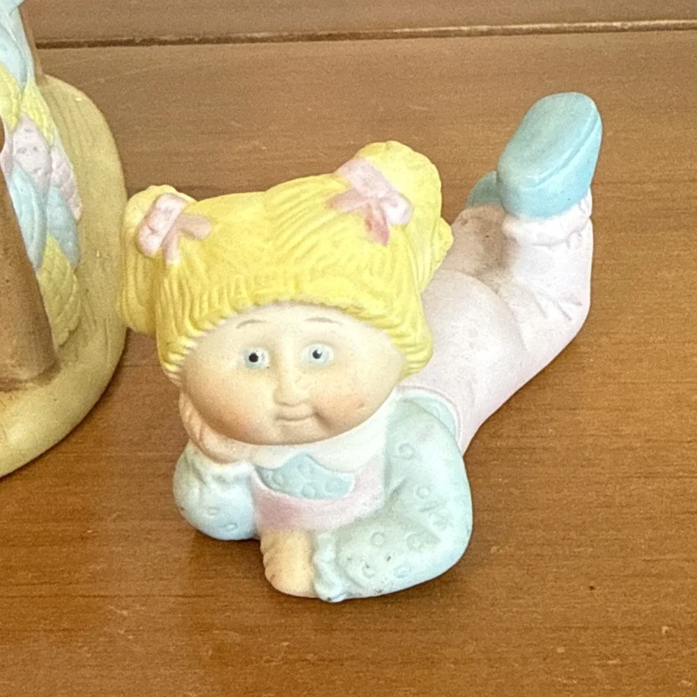 Vintage 1980's Cabbage Patch Porcelain Figurine‎ Lot-4